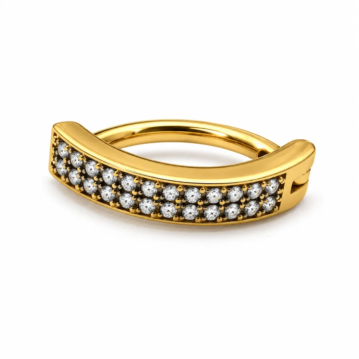 BANANABELL ESPECIAL GOLD C/2 FILETES DE PEDRAS BRANCAS 1.2X10MM — BEG5